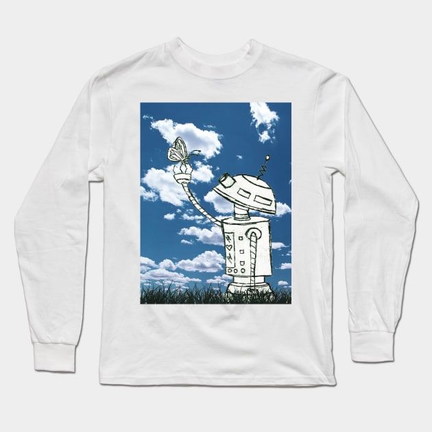 First Contact Long Sleeve T-Shirt by DTmarley